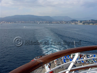 Leaving Ajaccio